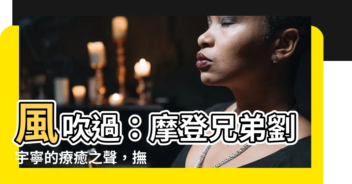 【風吹過】風吹過：摩登兄弟劉宇寧的療癒之聲，撫慰你的心靈