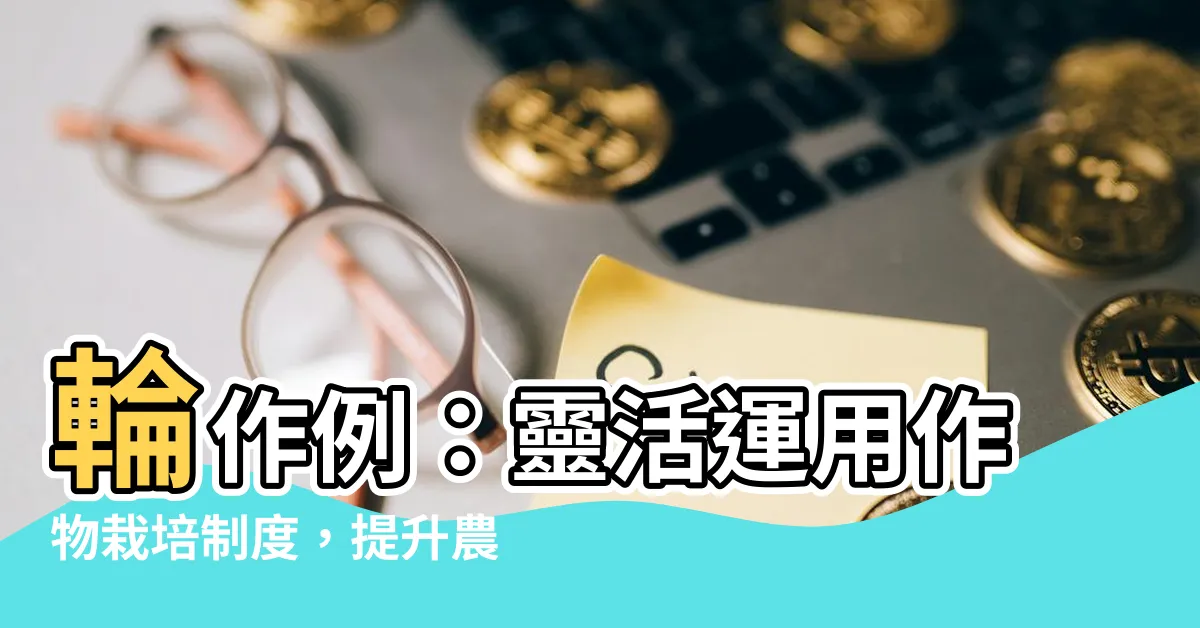 【輪作 例】輪作例：靈活運用作物栽培制度，提升農場效益