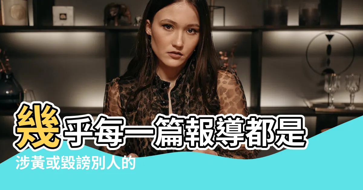 【記者林偉帆】幾乎每一篇報導都是涉黃或毀謗別人的 |劣跡記者林偉帆 |三立新聞網 |