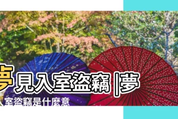 【夢見睡覺有人入室盜竊】夢見入室盜竊 |夢見入室盜竊是什麼意思做夢夢到入室偷東西好不好 |夢見被入室盜竊 |