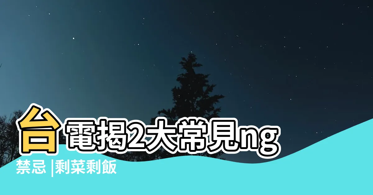 【電鍋放哪裡】台電揭2大常見ng禁忌 |剩菜剩飯 |這幾點錯誤使用電鍋方式要小心 |