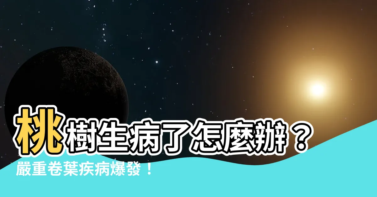【桃樹生病】桃樹生病了怎麼辦？嚴重卷葉疾病爆發！搶救措施大公開