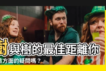 【樹與樹的距離】樹與樹的最佳距離你有這方面的疑問嗎？