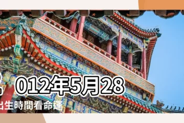 【2012年5月28生的命運怎麼樣】2012年5月28日出生時間看命運 |2012年5月28日出生日期測一生命運 |生日測試性格 |