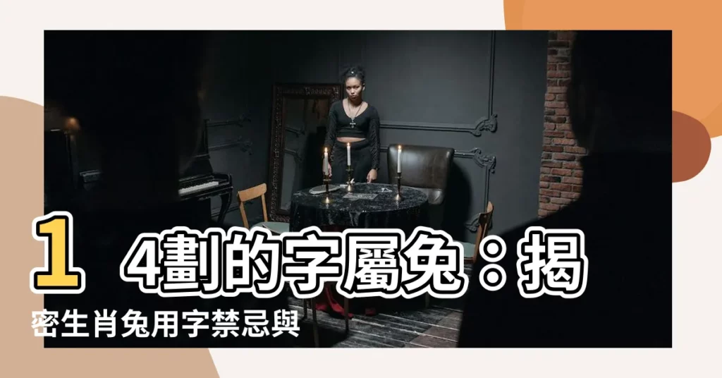 【14劃的字屬兔】14劃的字屬兔：揭密生肖兔用字禁忌與取名靈感