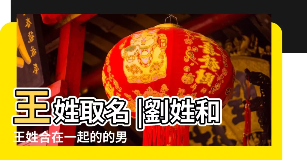 王姓取名 |劉姓和王姓合在一起的的男孩取名 |200個好聽洋氣的王姓寶寶起名大全 |【姓劉和姓王小孩取名】
