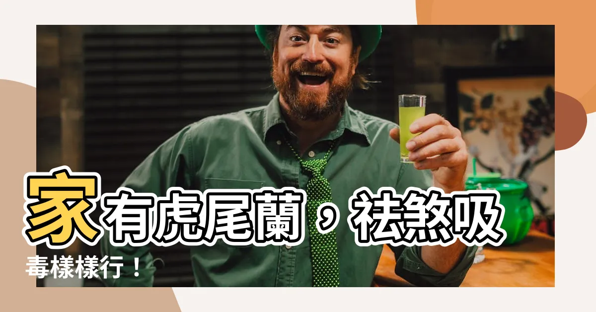 【虎尾蘭的功用】家有虎尾蘭，祛煞吸毒樣樣行！