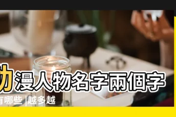 【兩個字的人物】動漫人物名字兩個字的有哪些 |越多越好 |最好是兩個字的 |