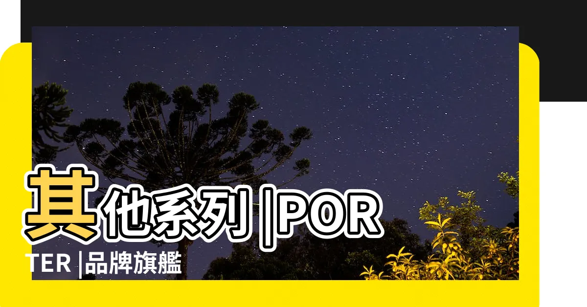 【一個人頭的品牌】其他系列 |PORTER |品牌旗艦 |