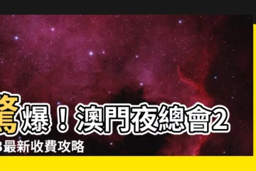 【澳門夜總會收費2023】驚爆！澳門夜總會2023最新收費攻略，準確掌握消費明細~