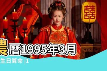 【1995 農曆3月5日】農曆1995年3月5日生日算命 |1995年3月5日出生日期看命運 |1995年3月5日出生時間看命運 |
