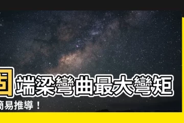 【固端彎矩推導】固端梁彎曲最大彎矩的簡易推導！