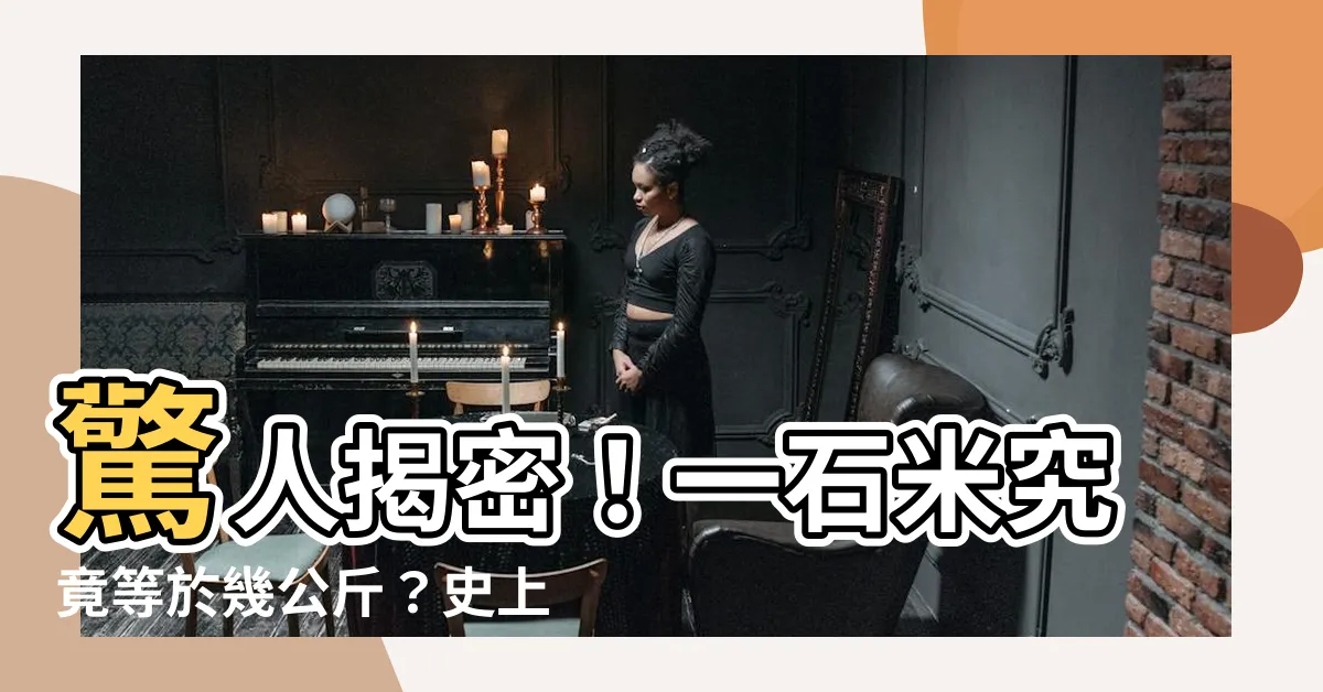 【一石米幾公斤】驚人揭密！一石米究竟等於幾公斤？史上最詳細重量換算