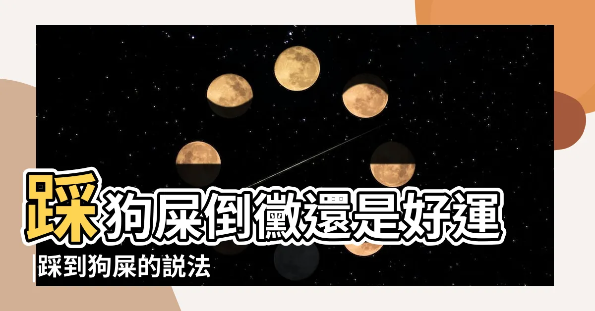 【踩狗】踩狗屎倒黴還是好運 |踩到狗屎的説法 |踩狗屎是什麼徵兆 |