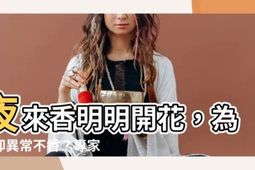 【夜來香不香】夜來香明明開花，為何卻異常不香？專家揭開背後原因