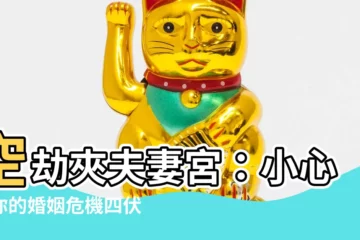 【空劫夾夫妻宮】空劫夾夫妻宮：小心！你的婚姻危機四伏