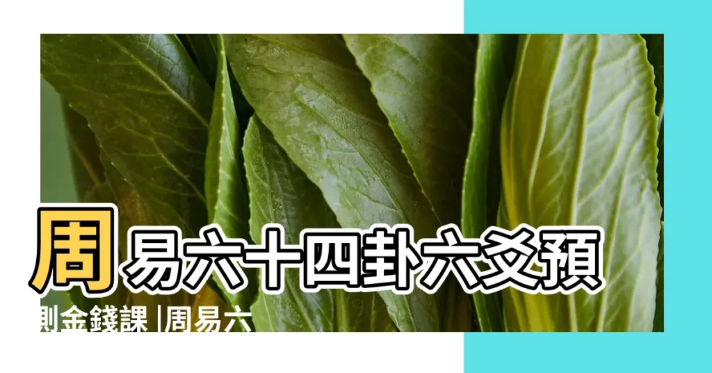 周易六十四卦六爻預測金錢課 |周易六十四卦六爻預測金錢課的來歷 |最簡單的起卦法 |【六搖八卦金錢課】