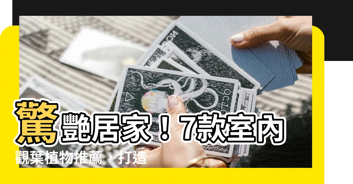 【室內植物】驚艷居家！7款室內觀葉植物推薦，打造綠意滿屋的舒適空間