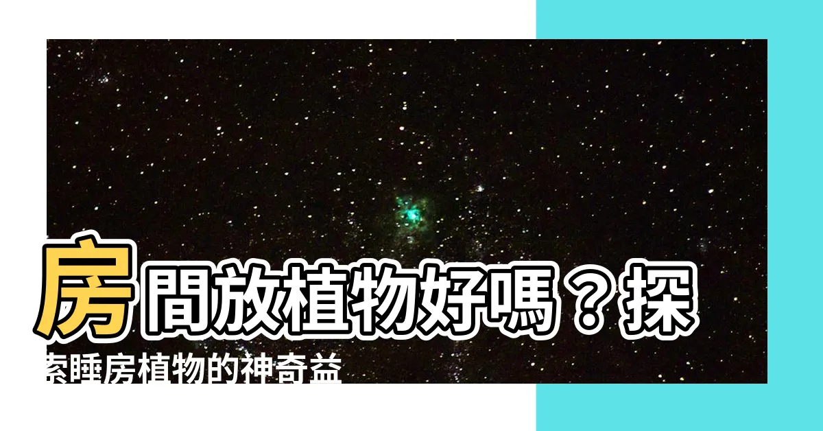 【房間放植物好嗎】房間放植物好嗎？探索睡房植物的神奇益處與風水禁忌