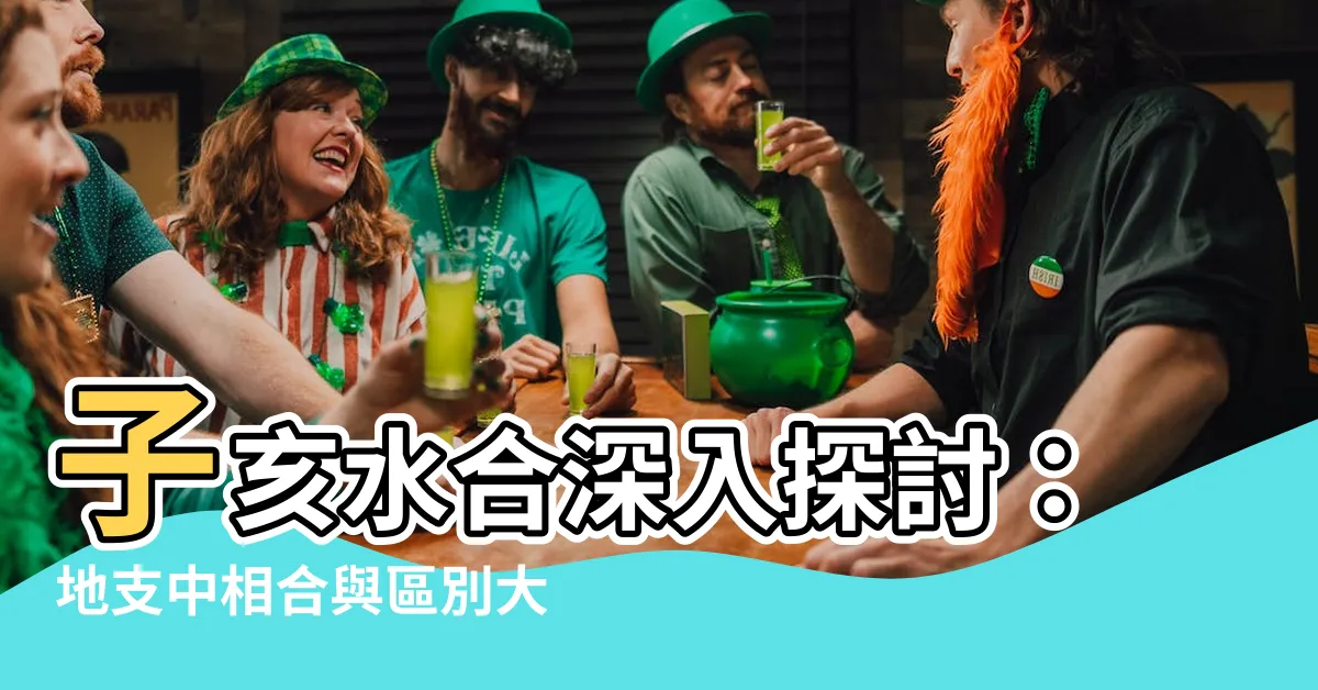 【子亥】子亥水合深入探討：地支中相合與區別大解析