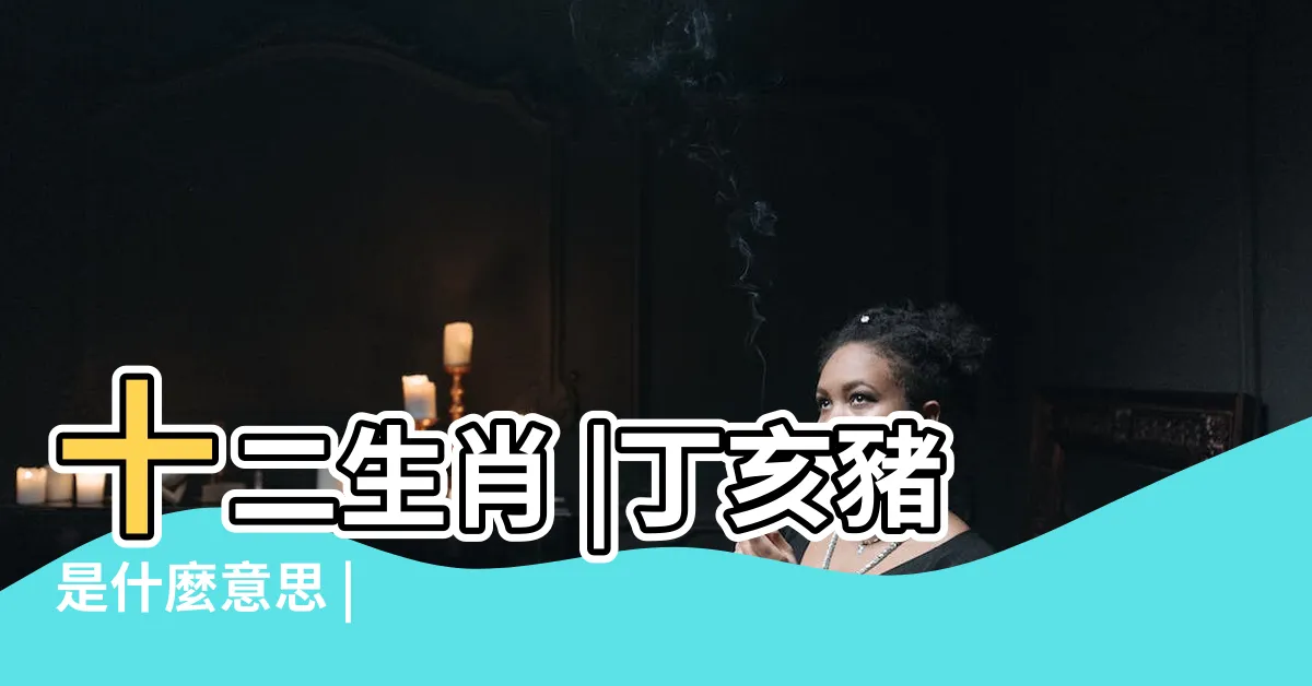 【丁亥年豬】十二生肖 |丁亥豬是什麼意思 |