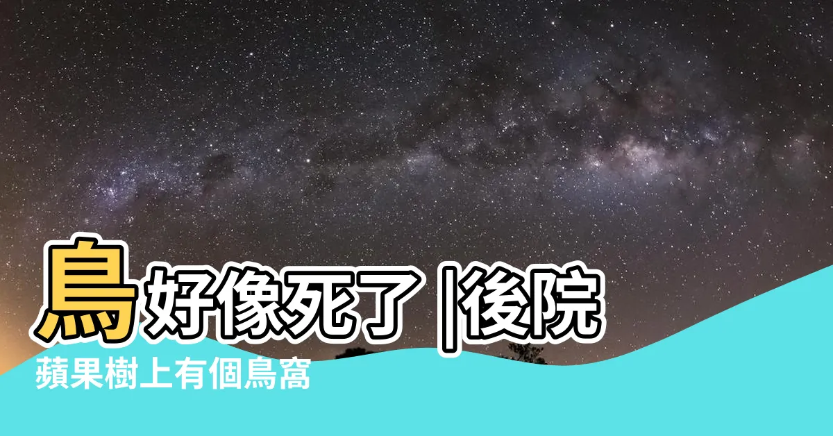 【鳥媽媽棄巢】鳥好像死了 |後院蘋果樹上有個鳥窩 |扔出巢外 |