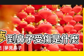 【夢見自己鼻子受傷了】夢到鼻子受傷是什麼意思 |夢見鼻子 |夢見鼻子受傷 |