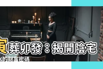 【寅葬卯發】寅葬卯發：揭開陰宅風水的財富密碼