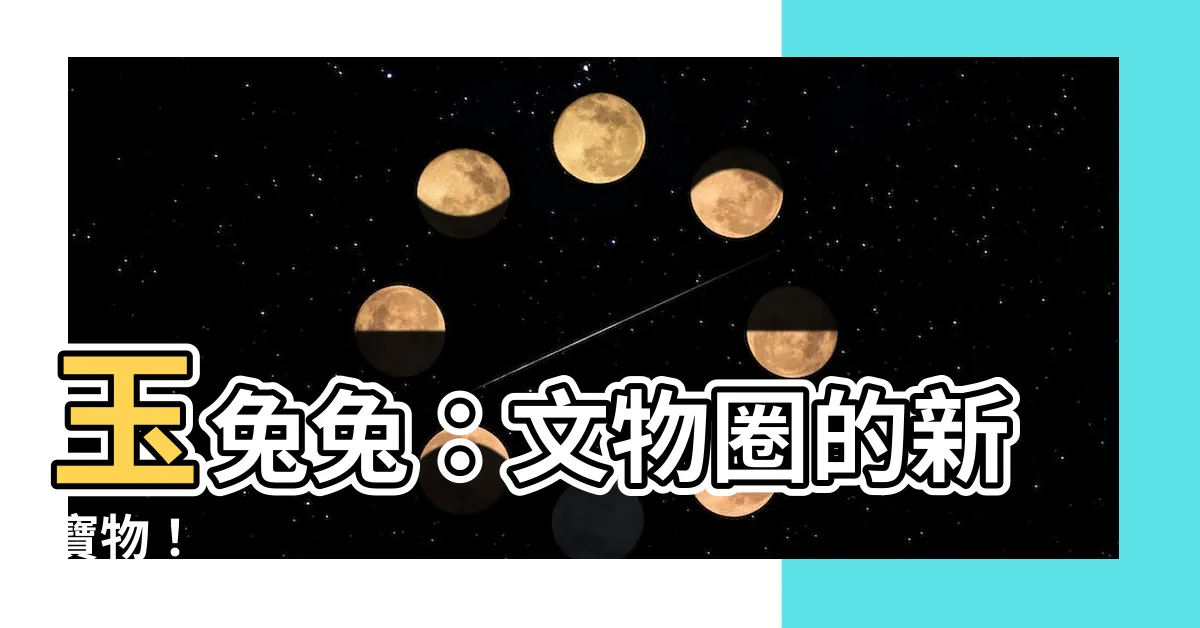 【玉兔兔】玉兔兔：文物圈的新寶物！