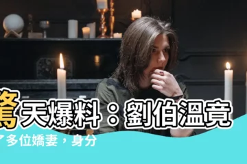 【劉伯温妻子】驚天爆料：劉伯温竟娶了多位嬌妻，身分曝光引發熱議！