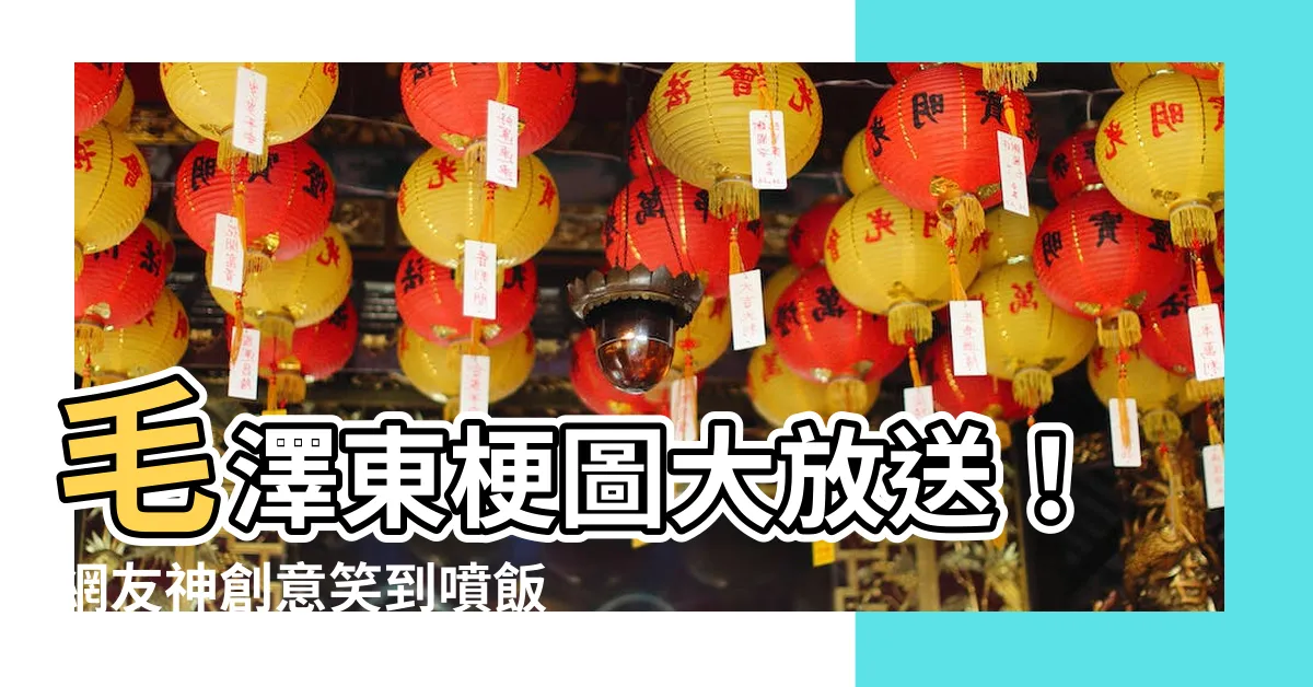 【毛澤東 梗圖】毛澤東梗圖大放送！網友神創意笑到噴飯