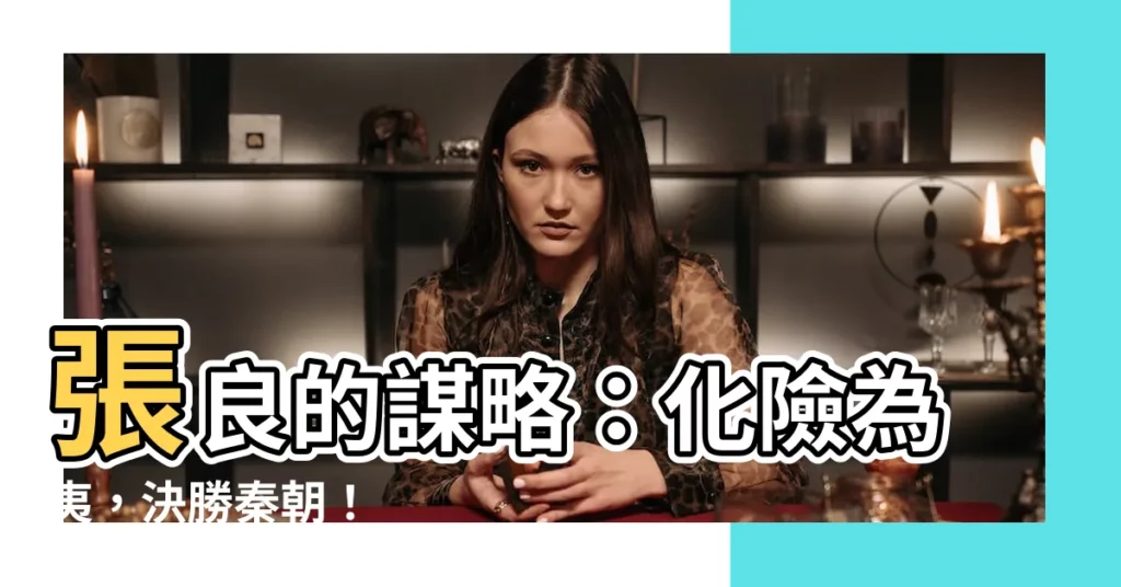 【張良】張良的謀略：化險為夷，決勝秦朝！