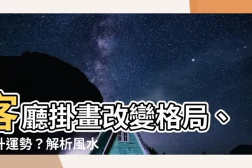 【客廳掛畫 風水】客廳掛畫改變格局、提升運勢？解析風水掛畫擺放指南！