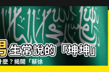 【坤坤是什麼】男生常説的「坤坤」是什麼？揭開「蔡徐坤」背後驚人涵義！