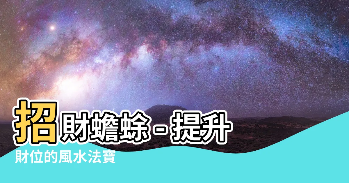 【財位蟾蜍】招財蟾蜍 - 提升財位的風水法寶