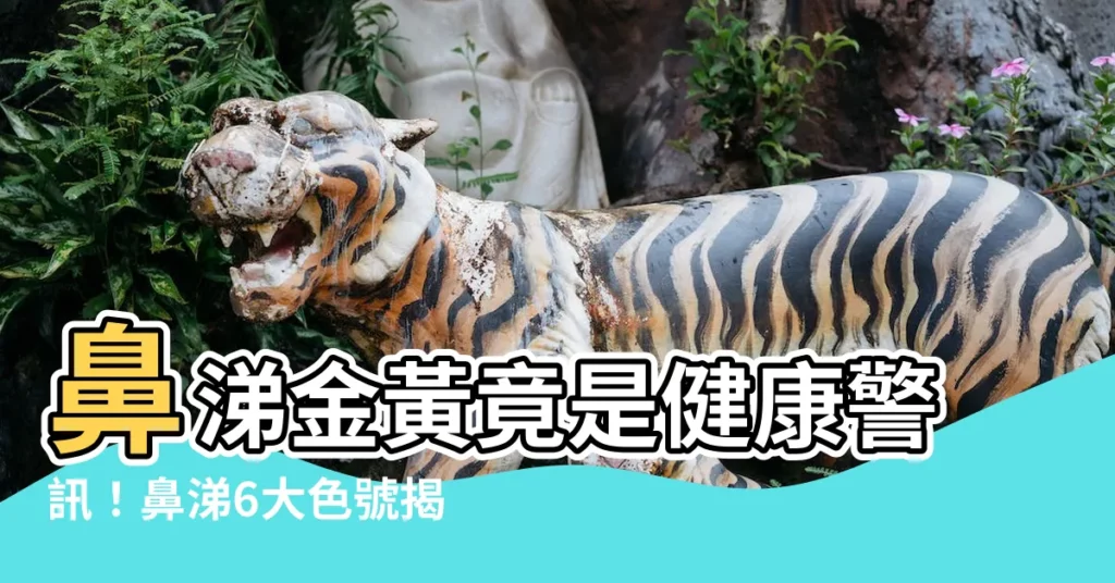 【鼻涕顏色金黃】鼻涕金黃竟是健康警訊！鼻涕6大色號揭露身體秘密，別再忽視
