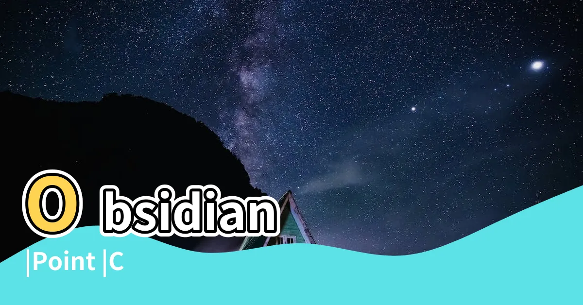 【黑曜石柱擺放】Obsidian |Point |Crystal |