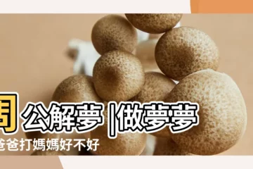 【夢見自己父親打我媽媽】周公解夢 |做夢夢見爸爸打媽媽好不好 |夢見父親打母親 |