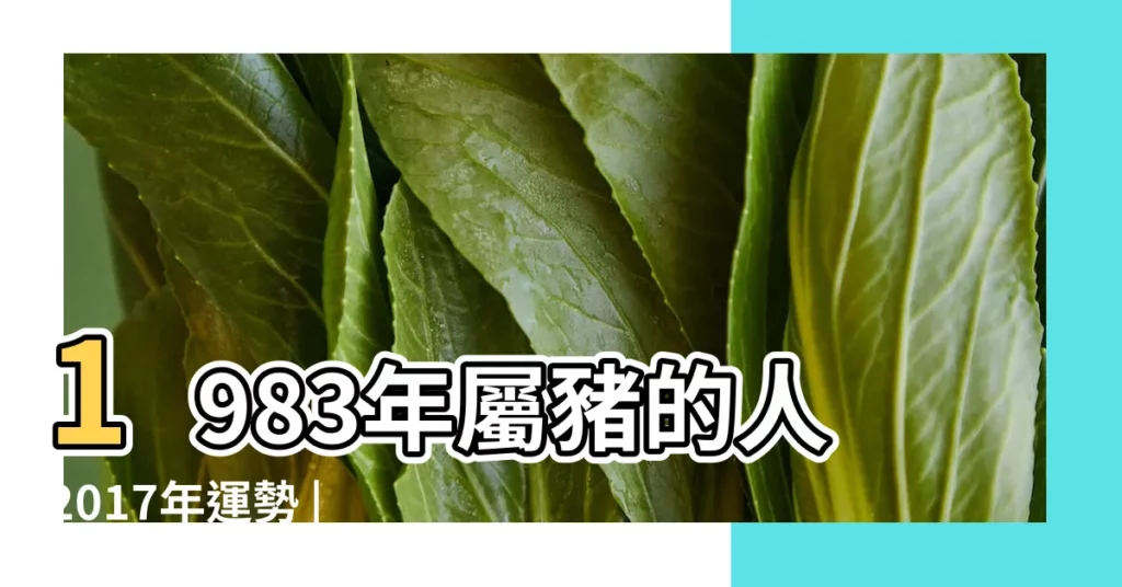 1983年屬豬的人2017年運勢 |是什麼命 |1983年1983年生的人2017年的運勢如何 |【1983年2017命運如何】
