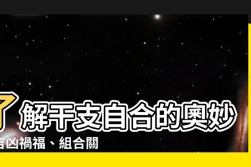 【干支自合】瞭解干支自合的奧妙：吉凶禍福、組合關係大揭秘
