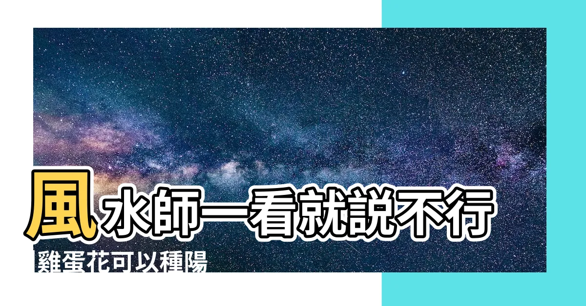 【雞蛋花風水陽台】風水師一看就説不行 |雞蛋花可以種陽台影響風水嗎 |唯獨此4種 |