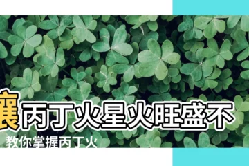 【丙丁火】讓丙丁火星火旺盛不滅！教你掌握丙丁火的喜忌之道