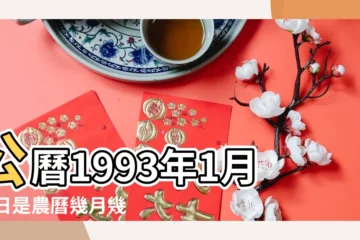 【1993年1月30號是什麼命】公曆1993年1月30日是農曆幾月幾號 |是什麼命 |1993年1月30日出生的人命好嗎 |