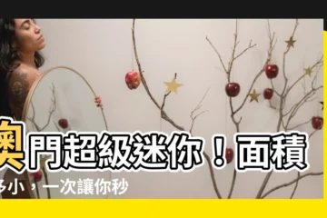 【澳門幾大】澳門超級迷你！面積有多小，一次讓你秒懂！超驚人！
