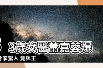 【蕭嘉蓉幾歲】53歲女醫蕭嘉蓉爆紅身家驚人 竟與王建民、賴清德有這層關係？
