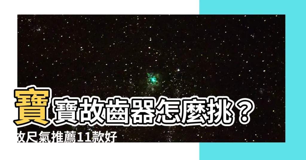 【故尺氣】寶寶故齒器怎麼挑？故尺氣推薦11款好看又好用的媽咪愛固齒器！