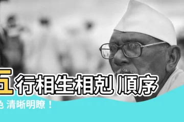 【五行順序顏色】五行相生相剋 順序顏色 清晰明瞭！