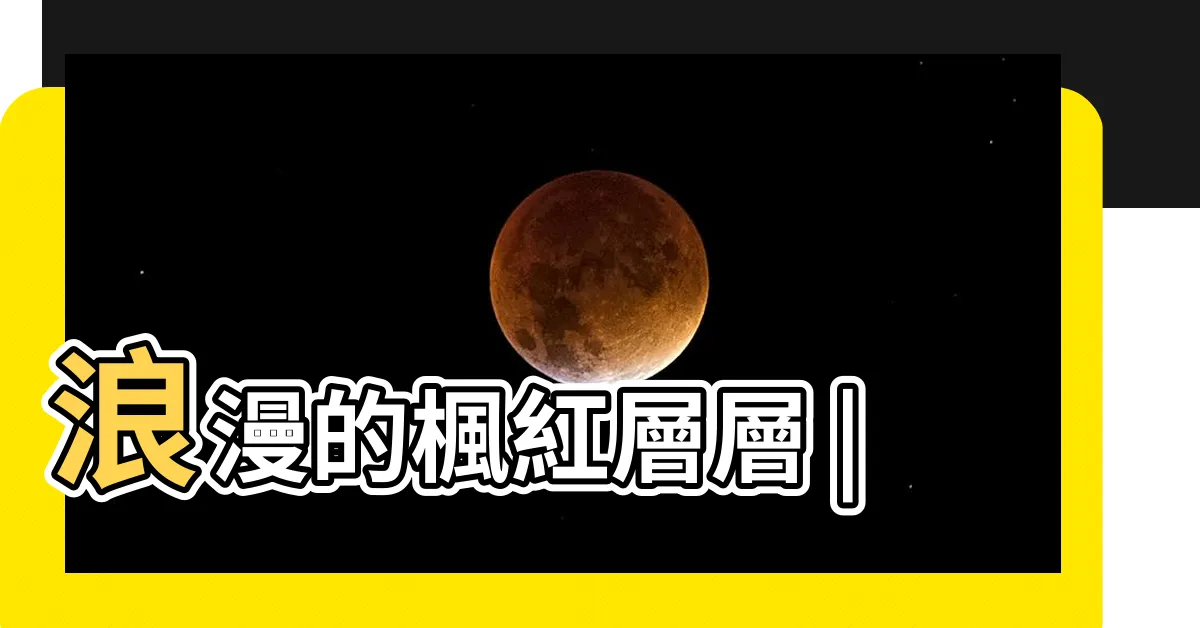 【楓香樹】浪漫的楓紅層層 |