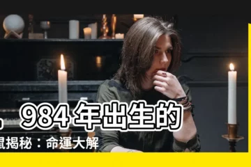 【1984 老鼠】1984 年出生的老鼠揭秘：命運大解密！