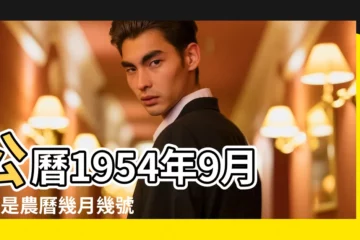【1954年陰曆9月5日陽曆多少】公曆1954年9月5日是農曆幾月幾號 |農曆一九五四 |年公曆與農曆日期對照表 |